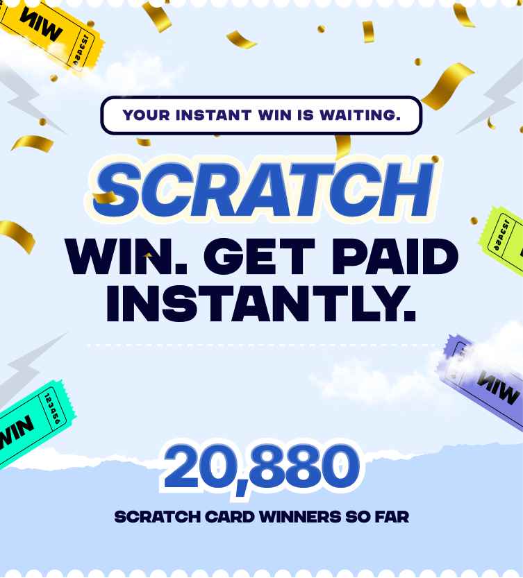INSTANT WIN SCRATCH CARD