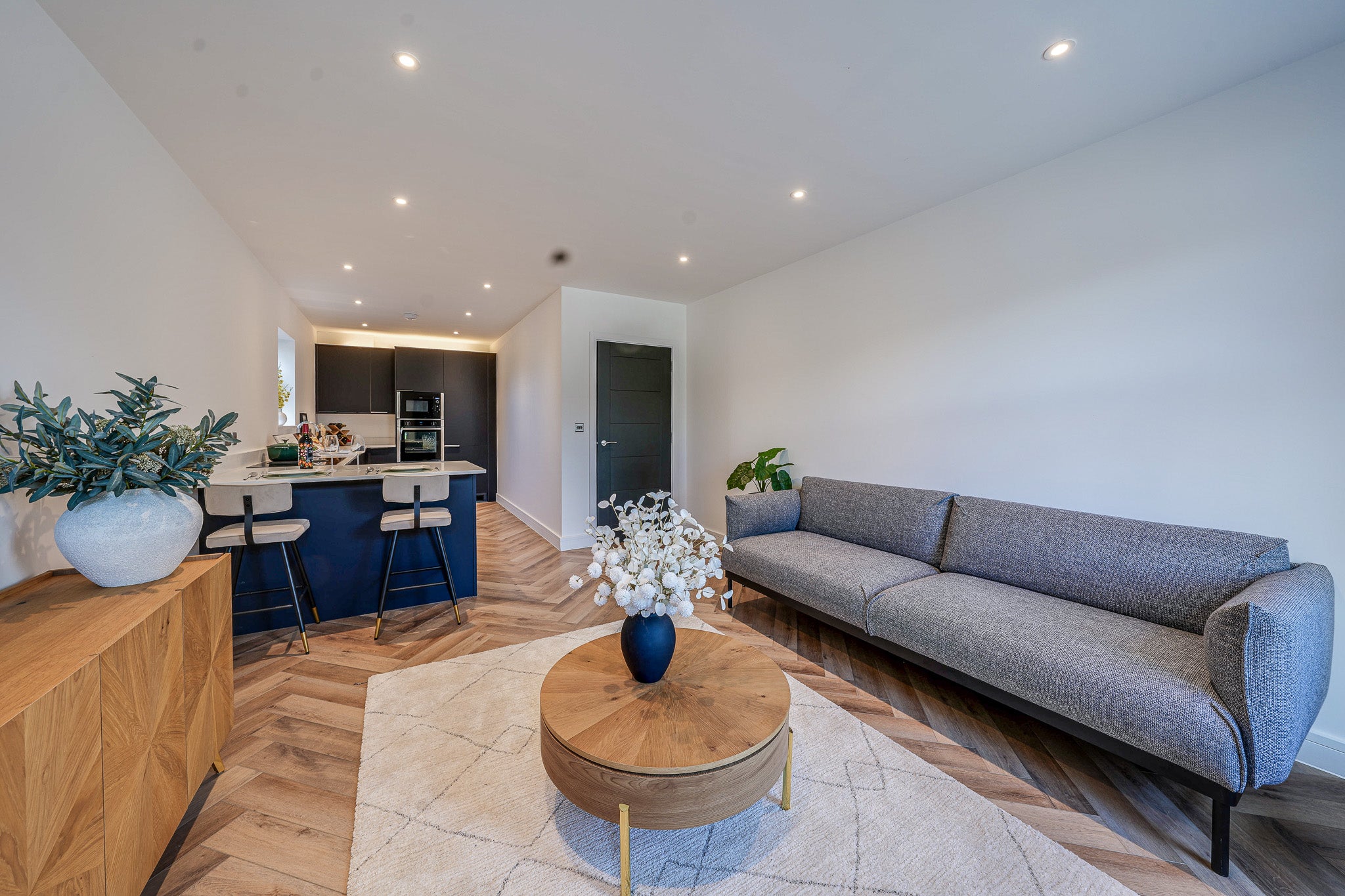 Competition 15 apartment to win Sidcup London open plan living room and kitchen